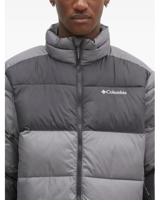 Columbia Puffect Steppjacke in Colour-Block-Optik in Gray für Herren