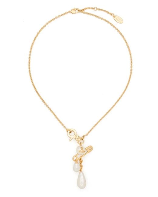 Vivienne Westwood Natural Small Claude Necklace