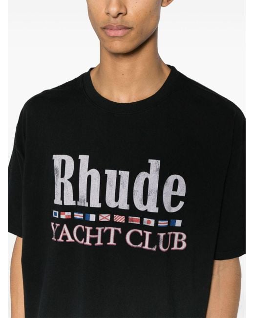 Rhude Black T-shirt for men