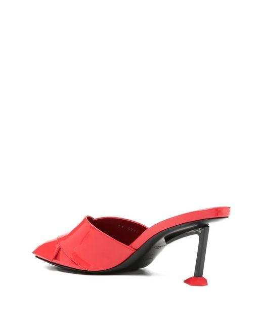 Givenchy Red Boudoir Sandals