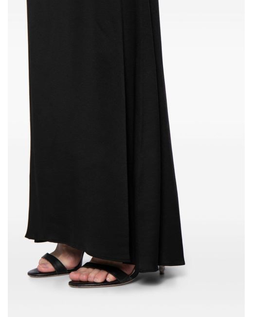GIUSEPPE DI MORABITO Black High-waist A-line Maxi Skirt