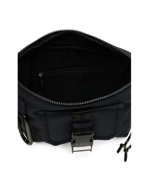 Borsa Trek di A.P.C. in Black da Uomo