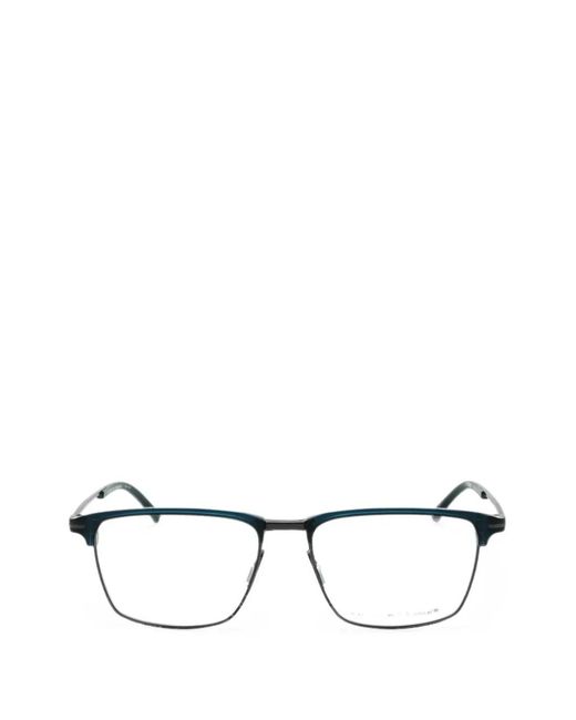 Porsche Design White Rectangle-Frame Glasses for men