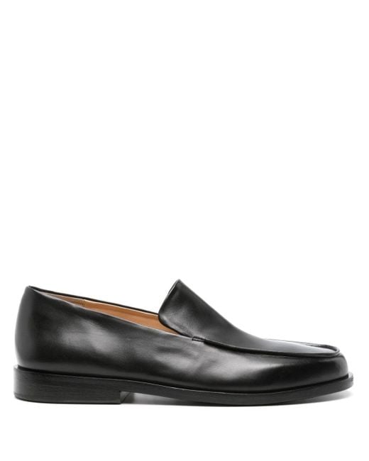 Marsèll Black Mocasso Leather Loafers for men