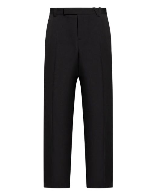 Versace Black Wool Formal Pants for men
