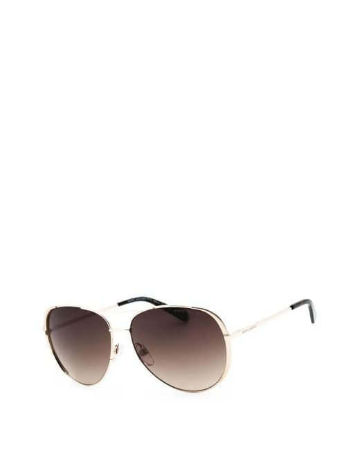 Marc Jacobs Brown Pilot-Frame Sunglasses