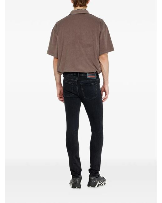 DIESEL Blue Skinny Jeans Low Waist 1979 Sleenker for men