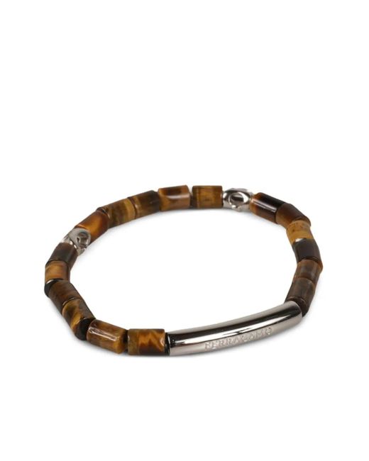 メンズ Ferragamo Stone Bracelet Metallic