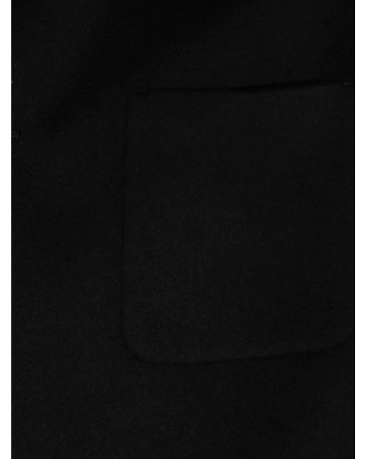 Lardini Black Patch-Pocket Cashmere Jacket for men
