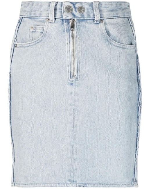 Isabel Marant Blue Vabelia Midi Skirt