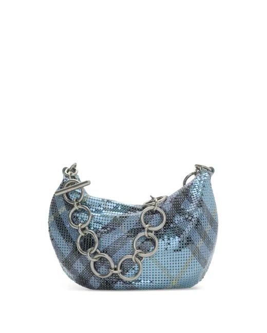 Burberry Blue Chainmail Mini Bag