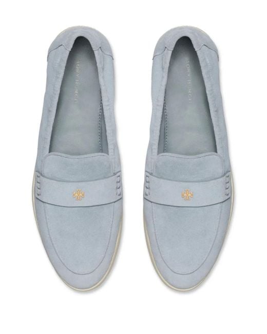 Tory Burch Blue Flat Shoes