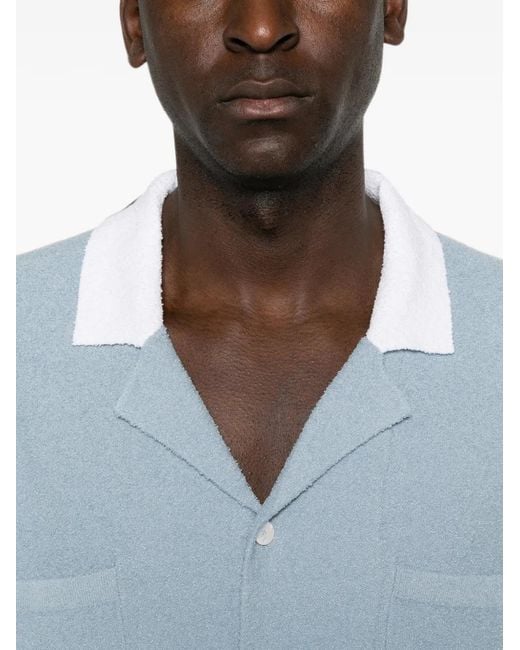CHE Blue Armando Knitted Shirt for men