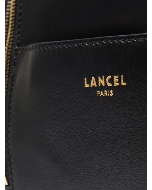 Lancel Black Kleiner Origami Rucksack Mit Doppeltem Reißverschluss