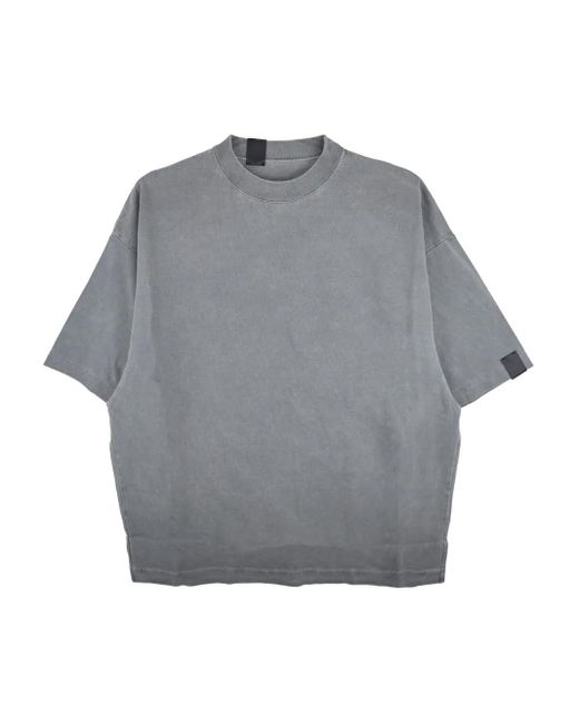 N. Hoolywood Gray Crew-Neck Short-Sleeve T-Shirt for men