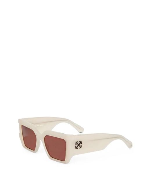 Off-White c/o Virgil Abloh Pink Square-Frame Sunglasses