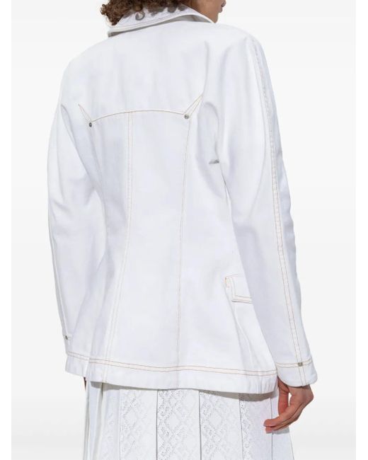 Givenchy White Denim Jacket