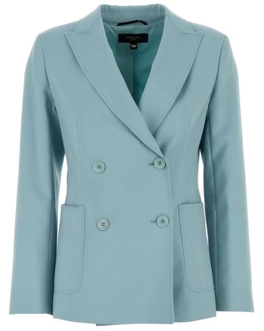 Weekend by Maxmara Nervoso ジャケット Blue
