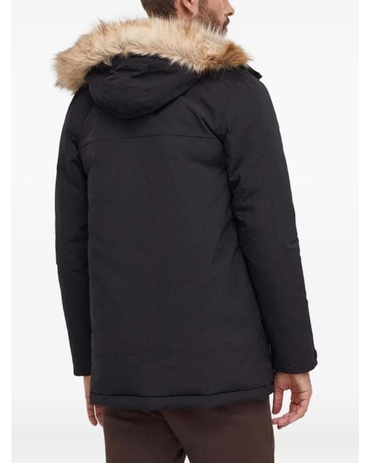 Adidas Gray Faux-Fur Hooded Parka for men