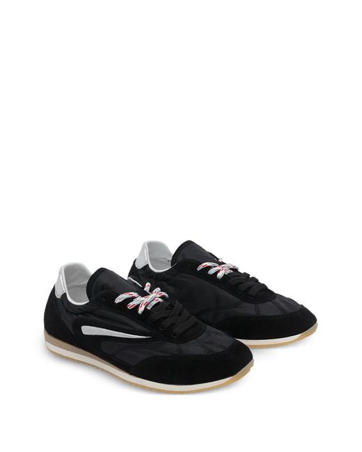 Date Black Athleta Round-Toe Sneakers