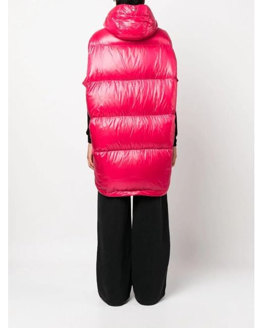 Herno Donsjack Met Capuchon in het Pink