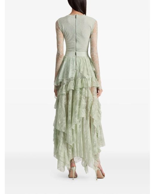 Alice + Olivia Karys アシンメトリースカート Green
