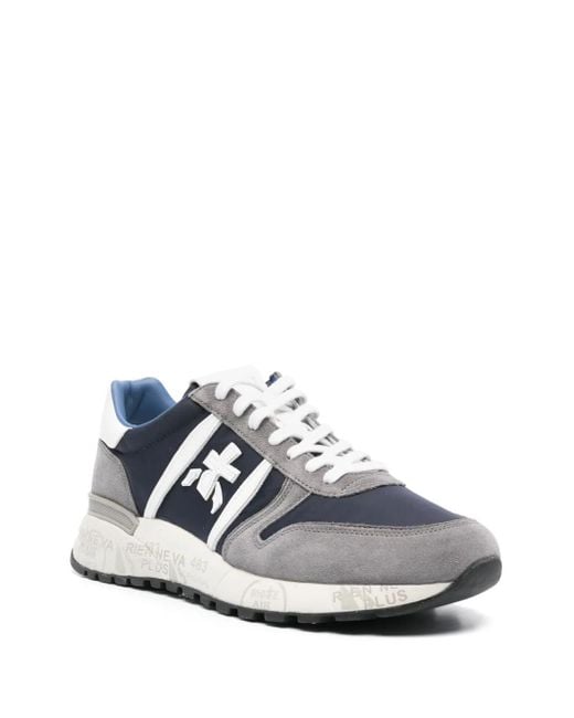 Premiata White Lander Sneakers for men