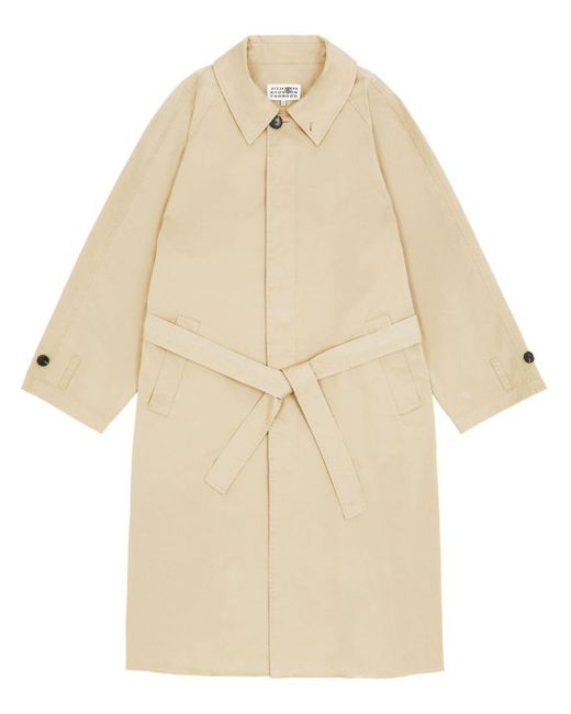 Trench di MM6 by Maison Martin Margiela in Natural