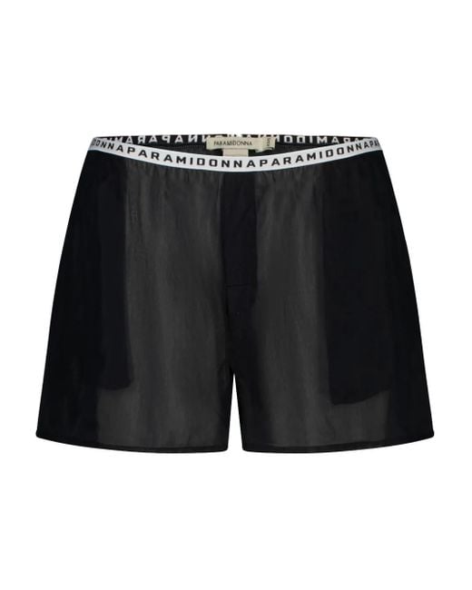Paramidonna Black Tessa Shorts