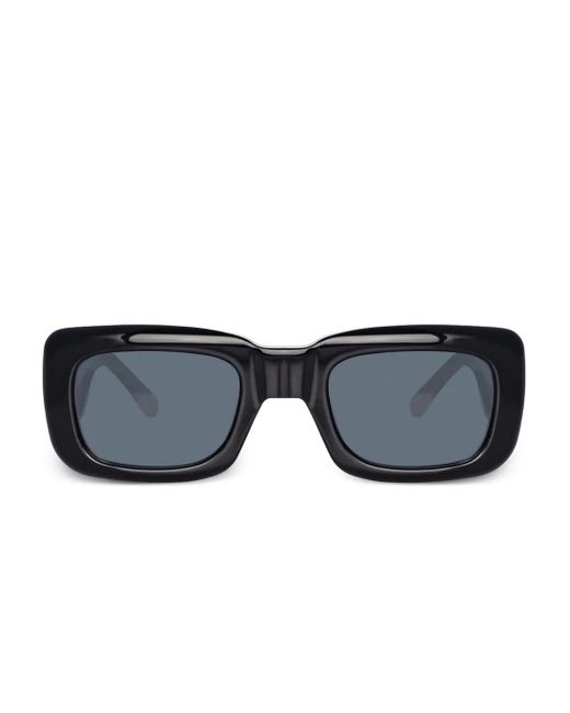 The Attico Blue Marfa Rectangle-Frame Sunglasses for men