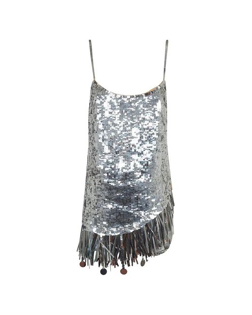 ANDAMANE Jagger Disco Mini-Jurk in het White