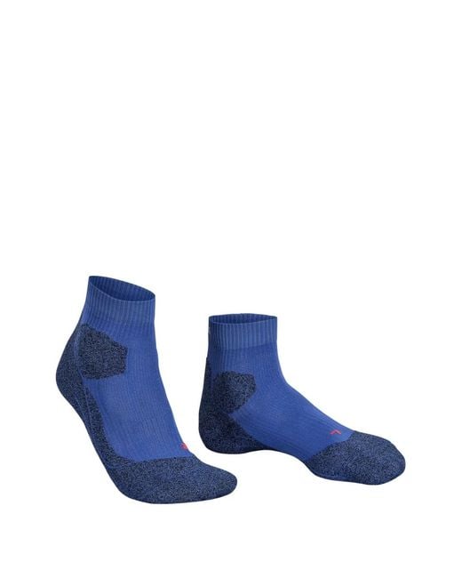 Falke Blue Ribbed Socks