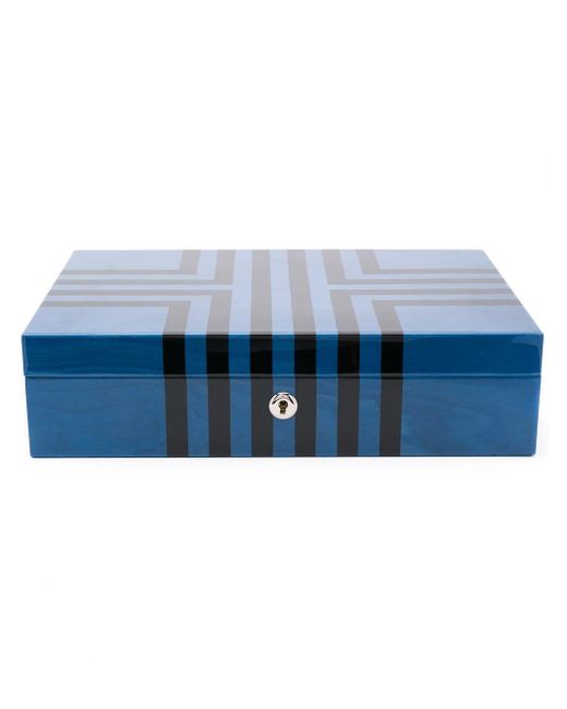Rapport Blue Labyrinth Ten Watch Box for men