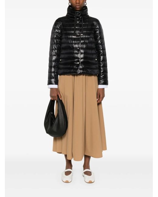 Herno Natural A-Line Midi Skirt