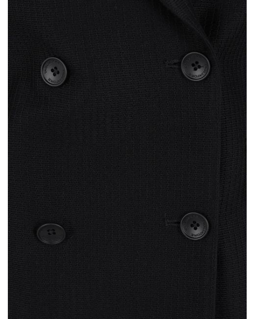 Tagliatore Black Button-Fastening Blazer
