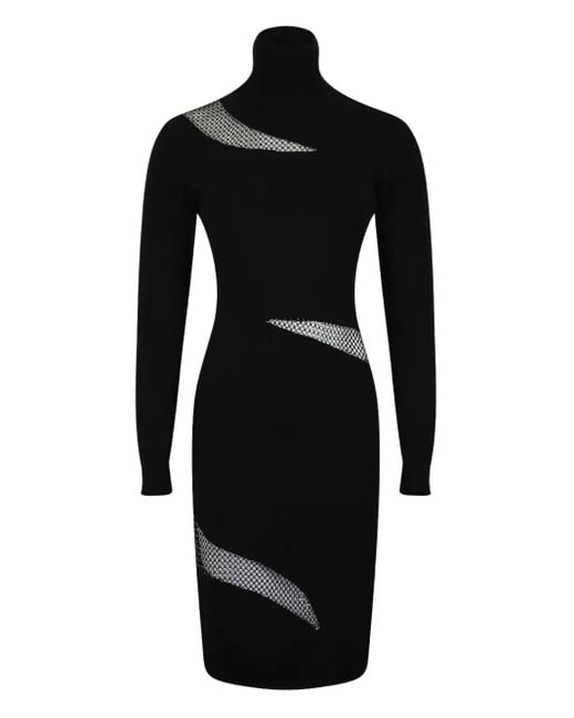 Abito Midi Con Strass di Genny in Black