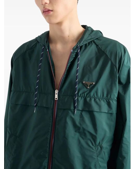 Prada Green Re-Nylon Blouson Jacket for men