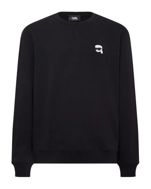 Karl Lagerfeld Black Ikon T-Shirt for men