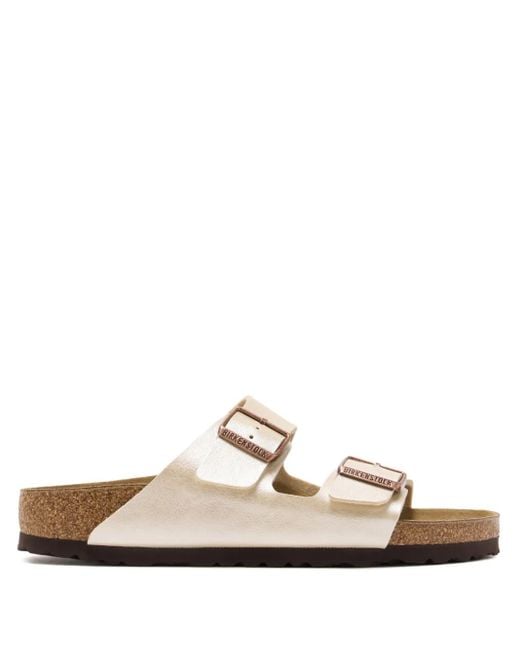 Birkenstock White Arizona, Birko Flor Shoes