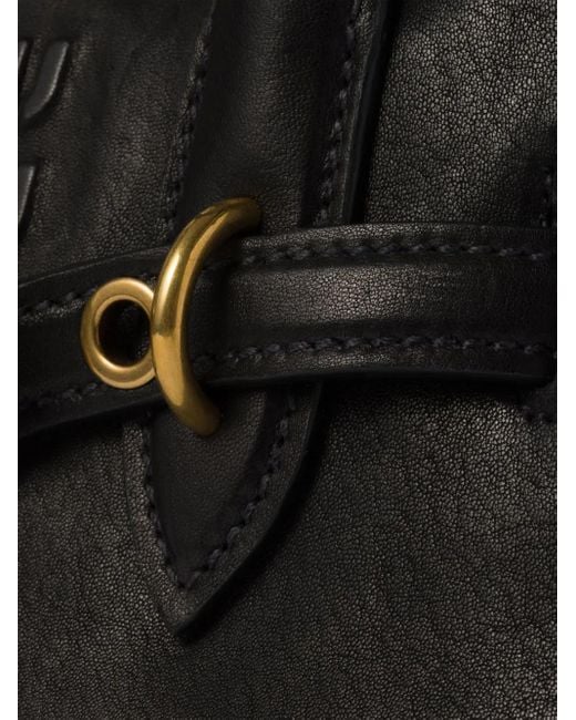 Miu Miu Black Aventure Leather Tote Bag