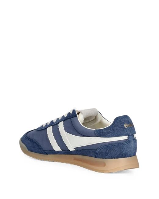 Gola Blue Firefly Logo-Print Sneakers