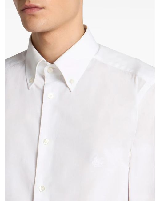 Etro Button-Down Overhemd in het White voor heren