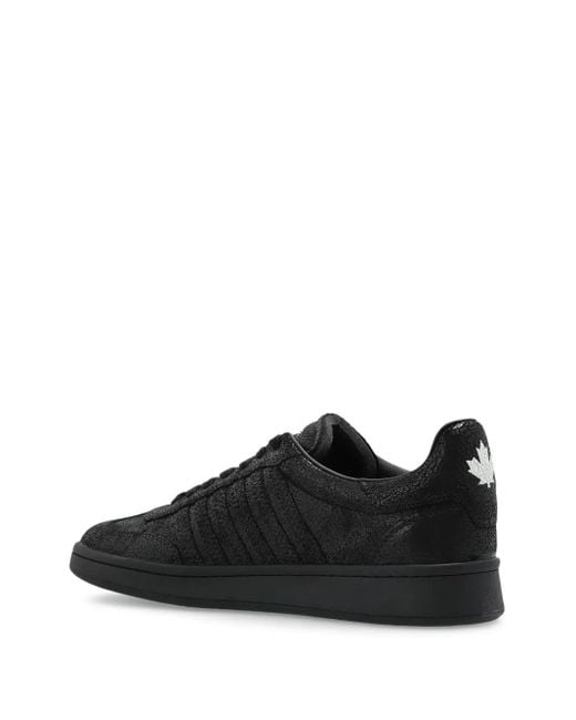 DSquared² Black Baskets En Cuir for men