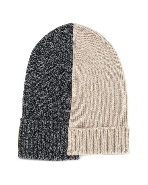 Moschino Gray Wool Ribbed Beanie