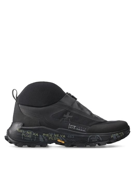 Premiata Black Vinson Sneakers for men