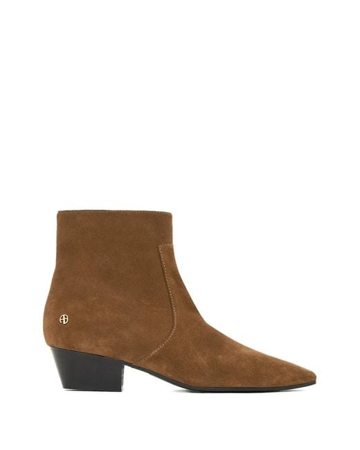 Anine Bing Brown Freya Ankle Boots