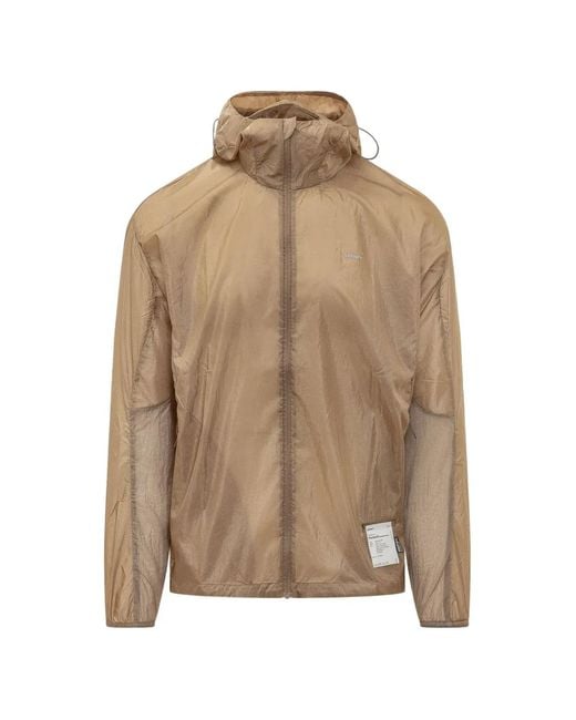 Cortavientos Pertex Con Capucha Satisfy de hombre de color Brown