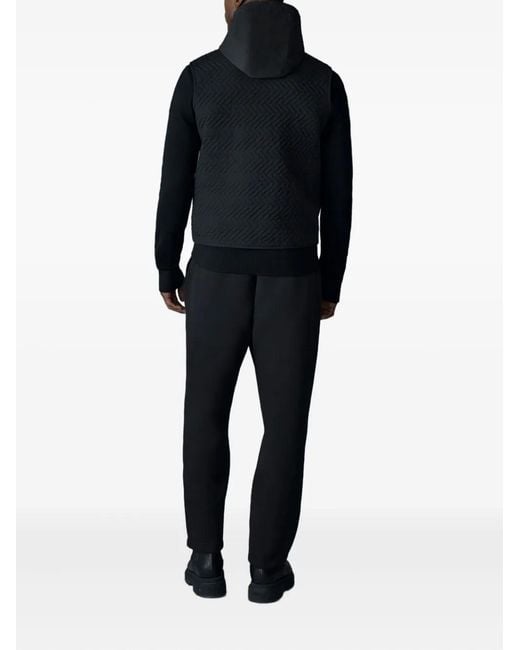 Mackage Black Barrett Hooded Jacket for men