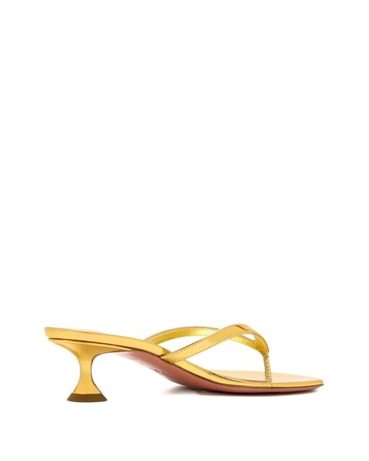 AMINA MUADDI Metallic 45Mm Juliette Sandals