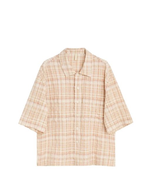 sunflower Natural Adam Check Shirt for men